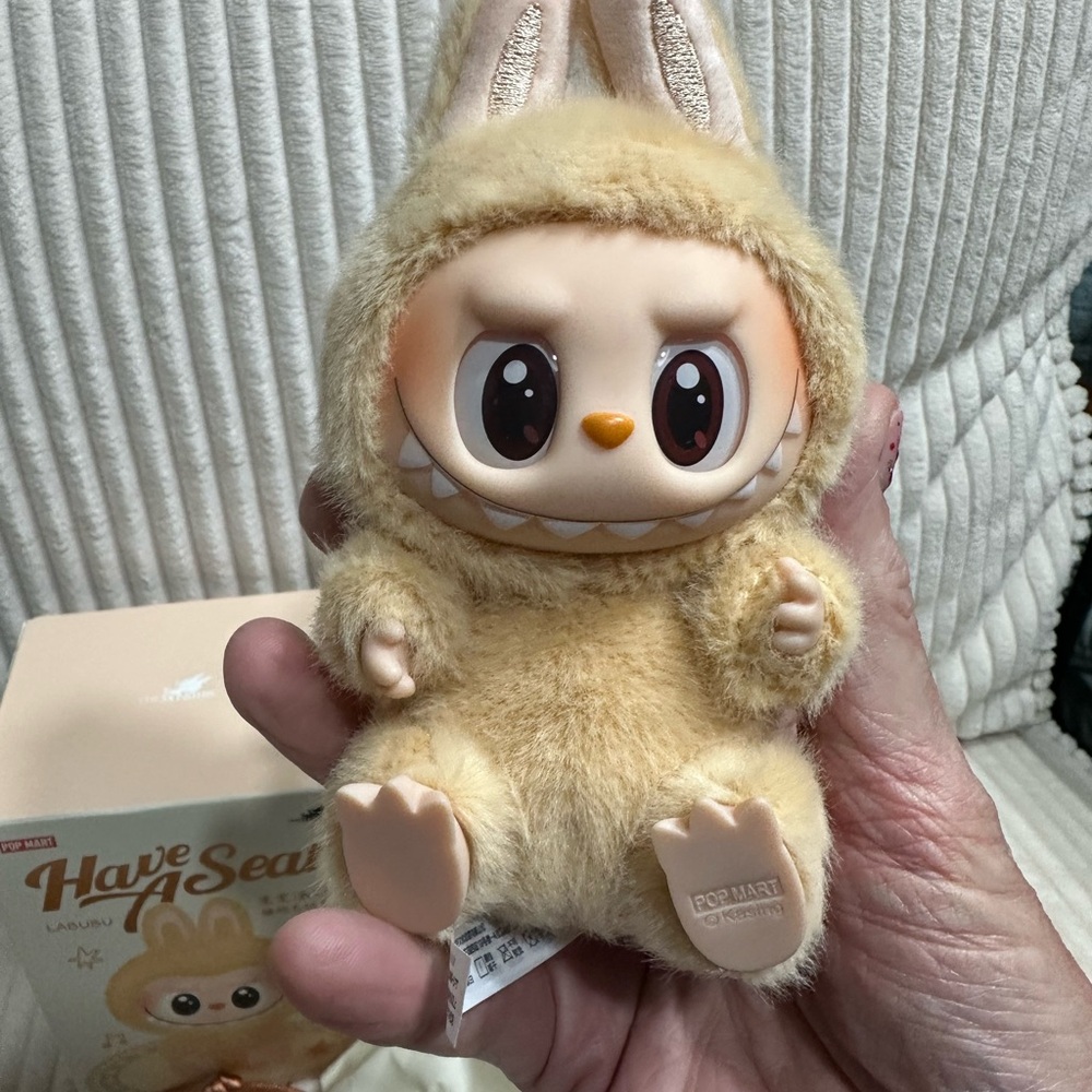 BABA- Have a Seat Labubu. Brown.New.Box opened to verify.Authentic. No card.